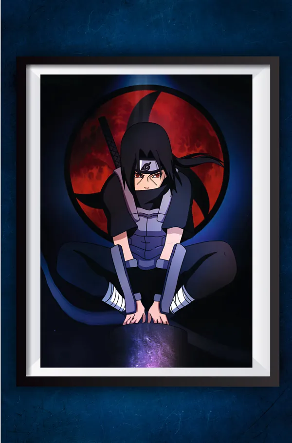 Multicolor_Acrylic_Itachi_Uchiha_02_Matte_Finish_Poster_For_Home_Decor